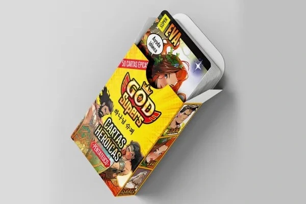 Juego de cartas heroicas
